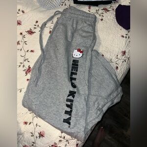 Hello Kitty Grey Flare Sweatpants